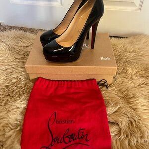 Christian Louboutin Glossy Black Heels
